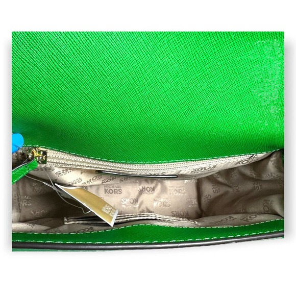 Michael Kors Dillon Studded Messenger Bag Leather Palm New With Tags STD MD - Picture 11 of 12